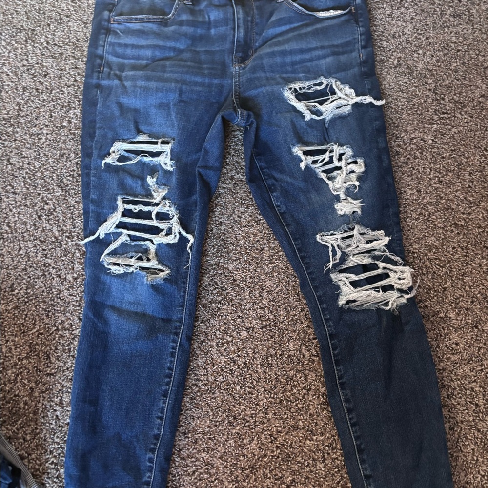 American Eagle Distressed Jeggings